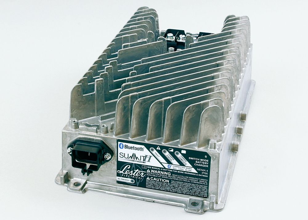 Lester Electrical 1050 Charger, Summit Ii, 1050W, 24-48V, 22-25A, W/O Dc Cord Set