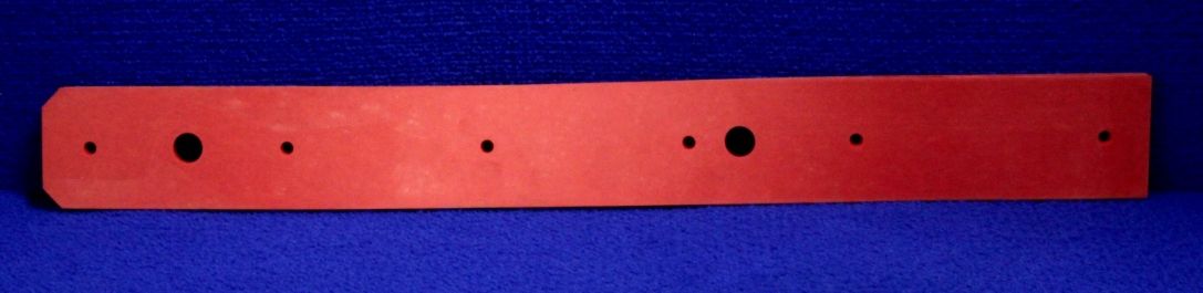 Factory Cat 3701235L Wiper, Cylindrical, Red