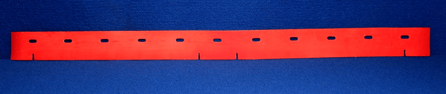 Tennant 605030 Blade Front Squeegee Red
