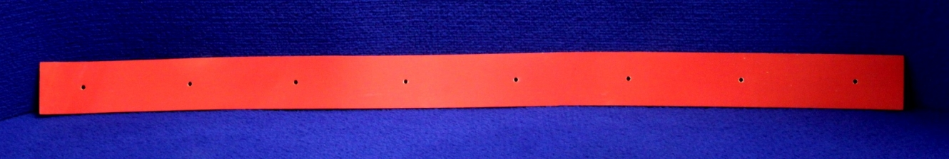 Factory Cat 25754L Squeegee, Rear, Red, 35 In