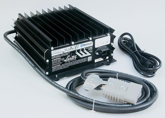 Clarke 40500A9 Charger, Summit II, 1050W, 36V/25A, W/175A Gray