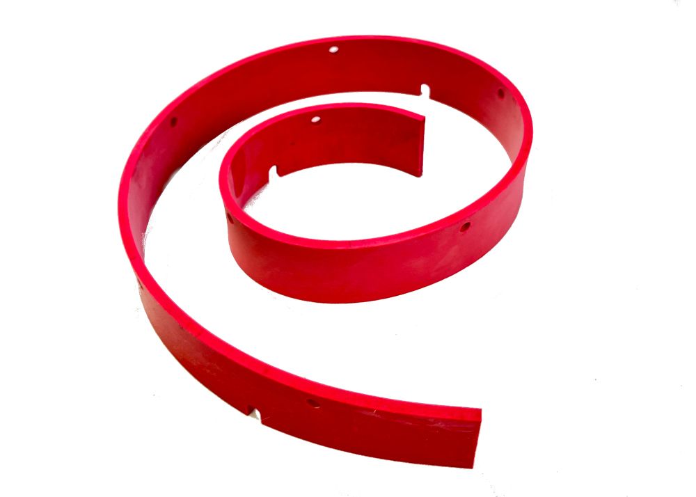 Factory Cat 180755L Squeegee Blade, Front, Red, Price/Each
