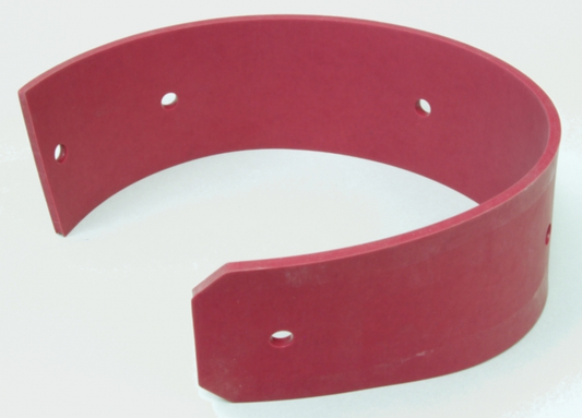Factory Cat 2501245L Curtain, Wiper, Red, 3/16