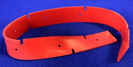 Factory Cat 25755L Squeegee, Front, Red, 35