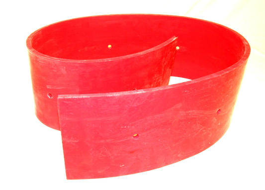 Factory Cat 390754L Squeegee, Rear, Red, 48 In