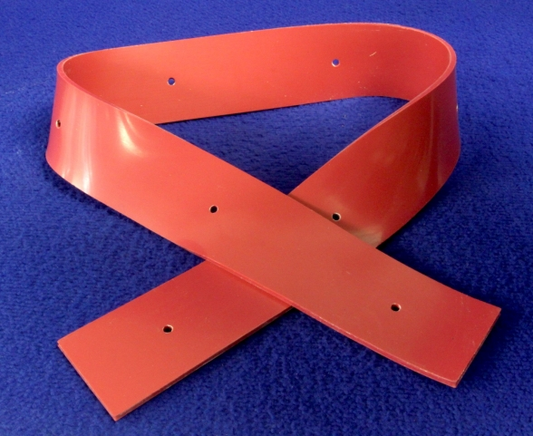 Factory Cat 25754L Squeegee, Rear, Red, 35 In