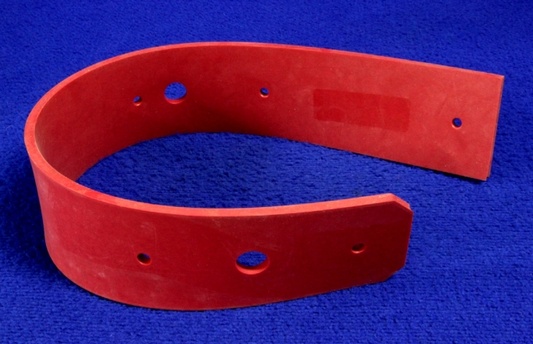 Factory Cat 3701235L Wiper, Cylindrical, Red